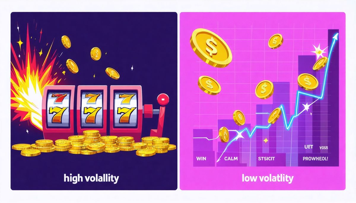 Spino'da volatilite seçimi: yüksek ve düşük volatilite slot stratejileri